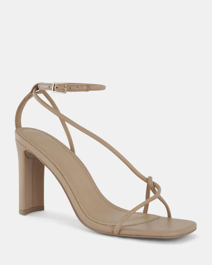 MACERATA Sand Open Toe Heels Party NOVO Shoes Women