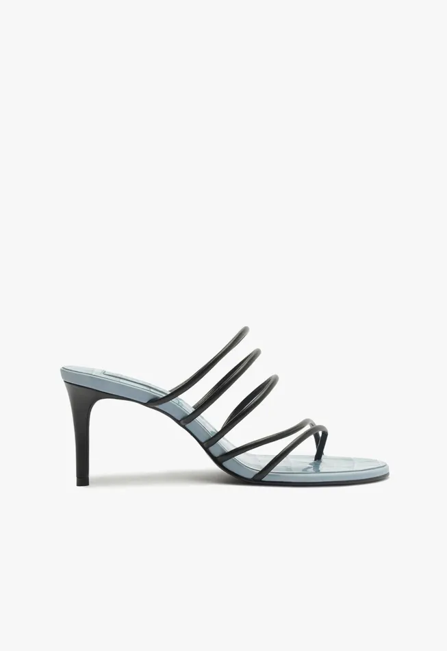 Malta Mule Sandal Blue Women Schutz Shoes Mules