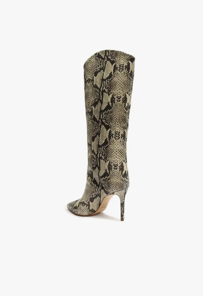 Maryana Boot Natural Snake Women Schutz Shoes Maryana Boots