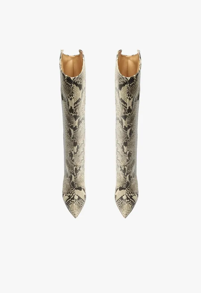 Maryana Boot Natural Snake Women Schutz Shoes Maryana Boots