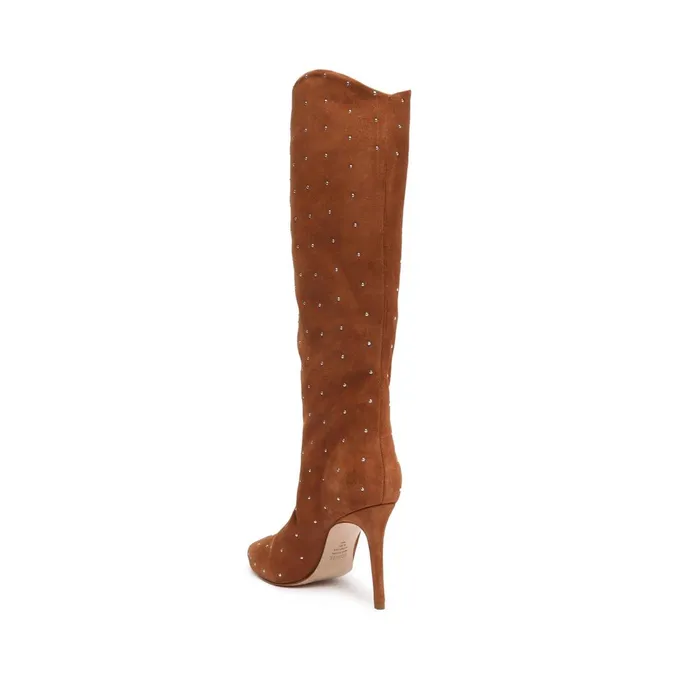 Maryana Studded Suede Boot Brown Women Schutz Shoes Maryana Boots Maryana Studded Suede Boot Brown Women Schutz Shoes Maryana Boots