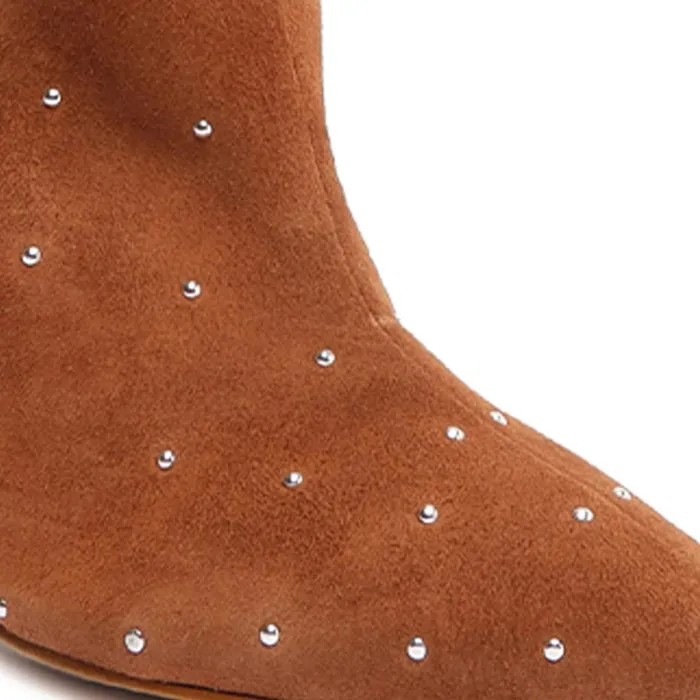 Maryana Studded Suede Boot Brown Women Schutz Shoes Maryana Boots Maryana Studded Suede Boot Brown Women Schutz Shoes Maryana Boots