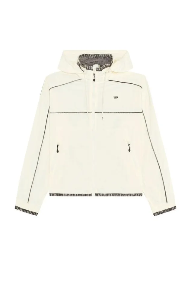 Men AmwtDominicHt45 White Diesel Outerwear And Jackets Men AmwtDominicHt45 White Diesel Outerwear And Jackets