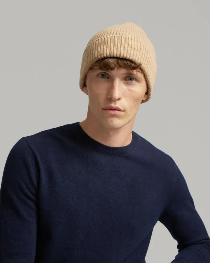 Men Beanies Colorful Standard Merino Wool Beanie Heather Grey