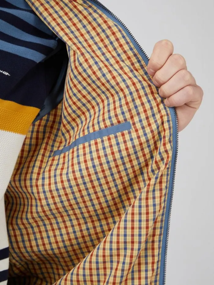 Men Ben Sherman Harrington Jackets Signature Harrington Jacket 8211 Blue Shadow Men Ben Sherman Harrington Jackets Signature Harrington Jacket 8211 Blue Shadow