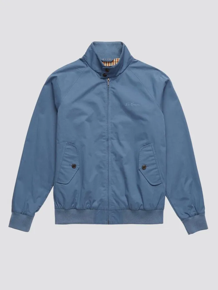 Men Ben Sherman Harrington Jackets Signature Harrington Jacket 8211 Blue Shadow Men Ben Sherman Harrington Jackets Signature Harrington Jacket 8211 Blue Shadow