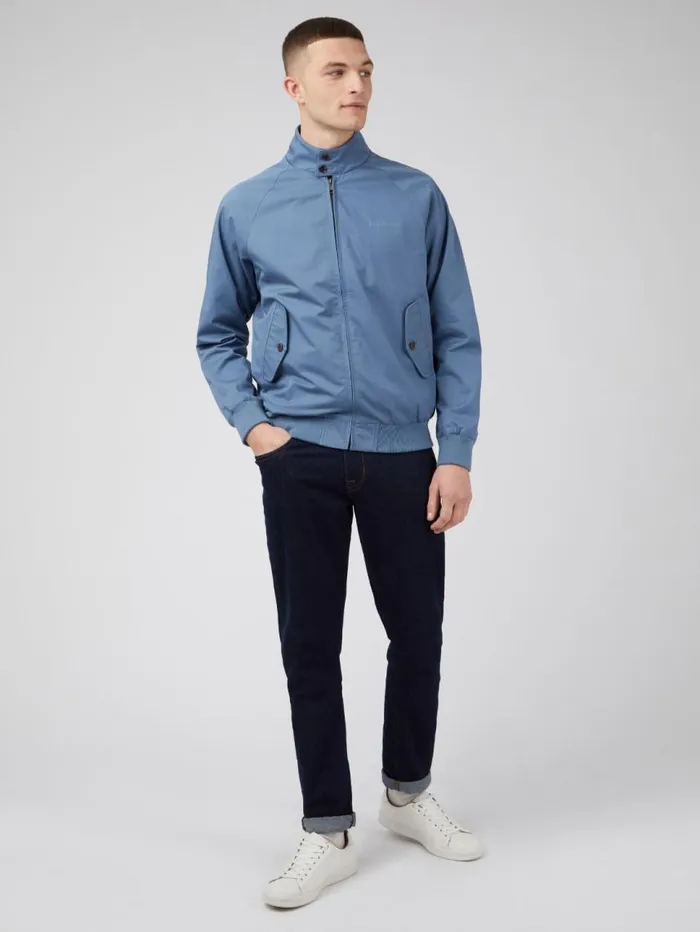 Men Ben Sherman Harrington Jackets Signature Harrington Jacket 8211 Blue Shadow Men Ben Sherman Harrington Jackets Signature Harrington Jacket 8211 Blue Shadow