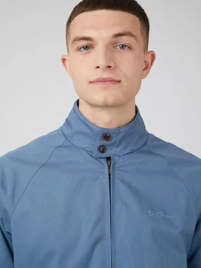 Men Ben Sherman Harrington Jackets Signature Harrington Jacket 8211 Blue Shadow Men Ben Sherman Harrington Jackets Signature Harrington Jacket 8211 Blue Shadow