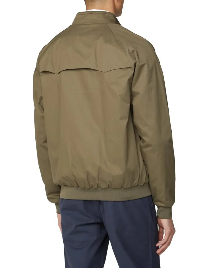 Men Ben Sherman Harrington Jackets Signature Harrington Jacket 8211 Khaki