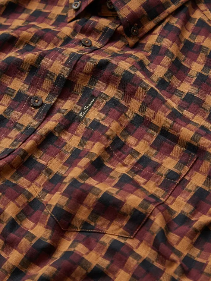 Men Ben Sherman Heritage Check Shirts Fractured Gingham Check LongSleeve Shirt Men Ben Sherman Heritage Check Shirts Fractured Gingham Check LongSleeve Shirt