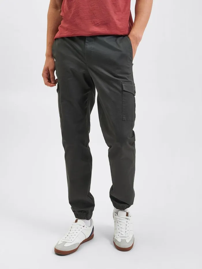 Men Ben Sherman Joggers and Track Pants Utility Woven Jogger Pant 8211 Charcoal Men Ben Sherman Joggers and Track Pants Utility Woven Jogger Pant 8211 Charcoal