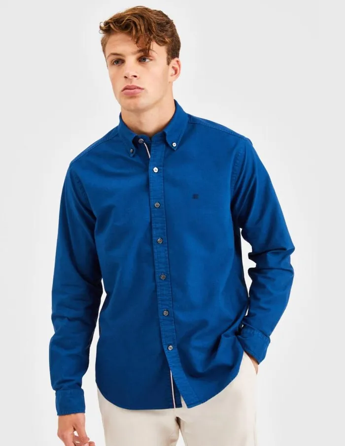 Men Ben Sherman Oxford Shirts Beatnik Oxford Garment Dye Shirt 8211 Cool Indigo Men Ben Sherman Oxford Shirts Beatnik Oxford Garment Dye Shirt 8211 Cool Indigo