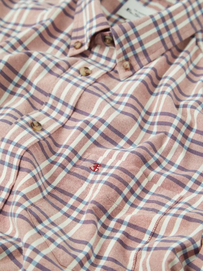 Men Ben Sherman Oxford Shirts Classic Oxford Check LongSleeve Shirt Men Ben Sherman Oxford Shirts Classic Oxford Check LongSleeve Shirt
