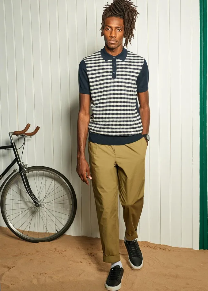 Men Ben Sherman Pants and Chinos Poplin RelaxedTaper Pleated Trouser 8211 Olive Men Ben Sherman Pants and Chinos Poplin RelaxedTaper Pleated Trouser 8211 Olive
