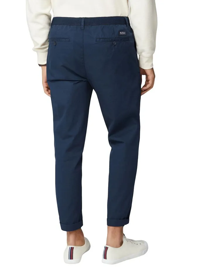 Men Ben Sherman Pants and Chinos Relaxed Trouser 8211 Dark Navy