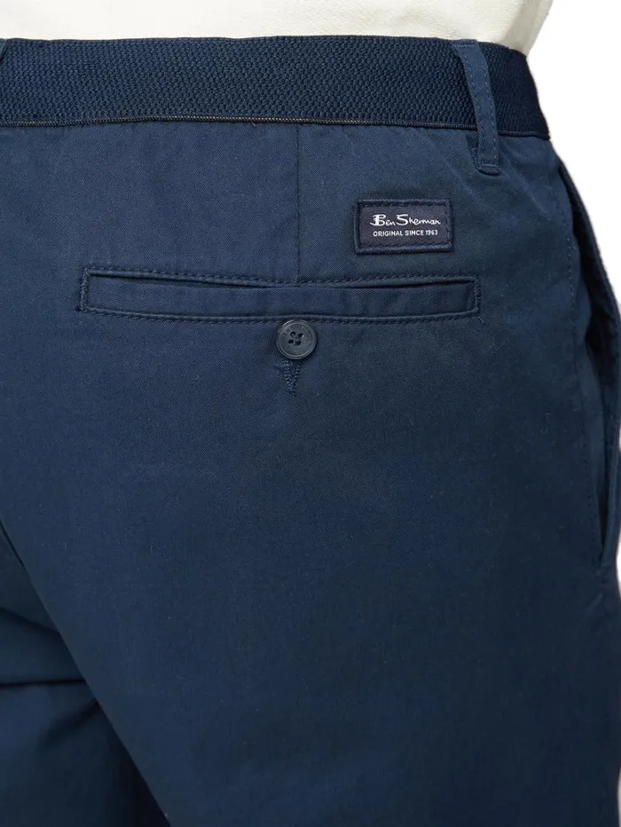 Men Ben Sherman Pants and Chinos Relaxed Trouser 8211 Dark Navy