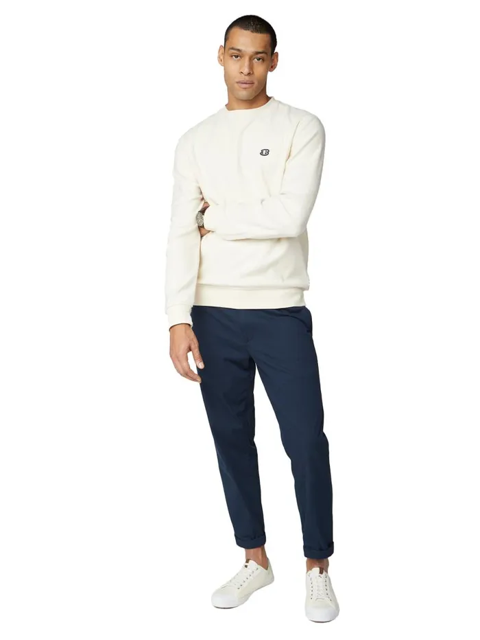 Men Ben Sherman Pants and Chinos Relaxed Trouser 8211 Dark Navy