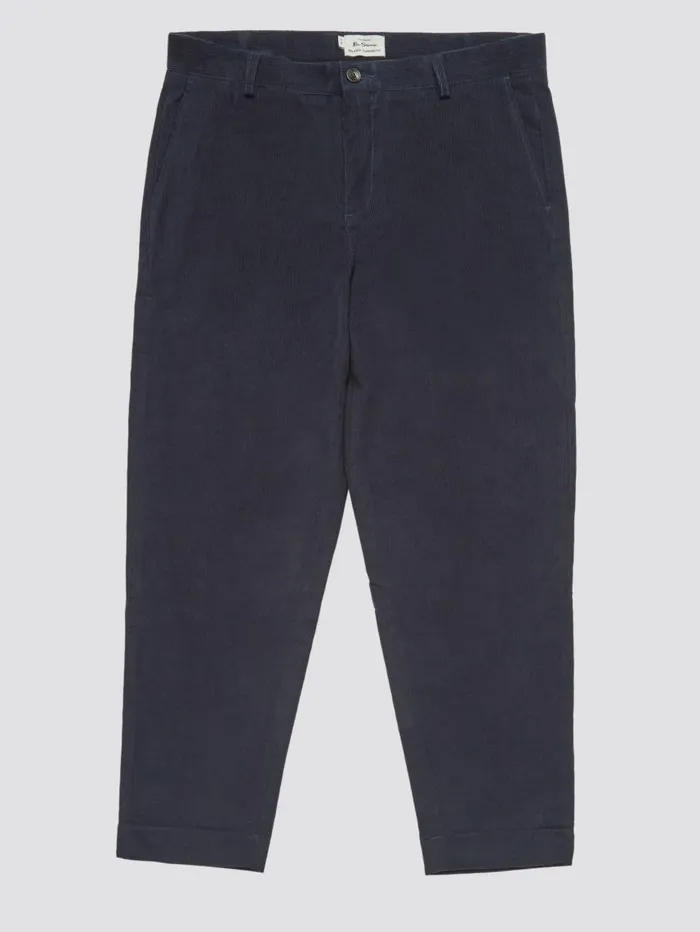Men Ben Sherman Pants and Chinos Tapered Corduroy Trouser 8211 Midnight Men Ben Sherman Pants and Chinos Tapered Corduroy Trouser 8211 Midnight