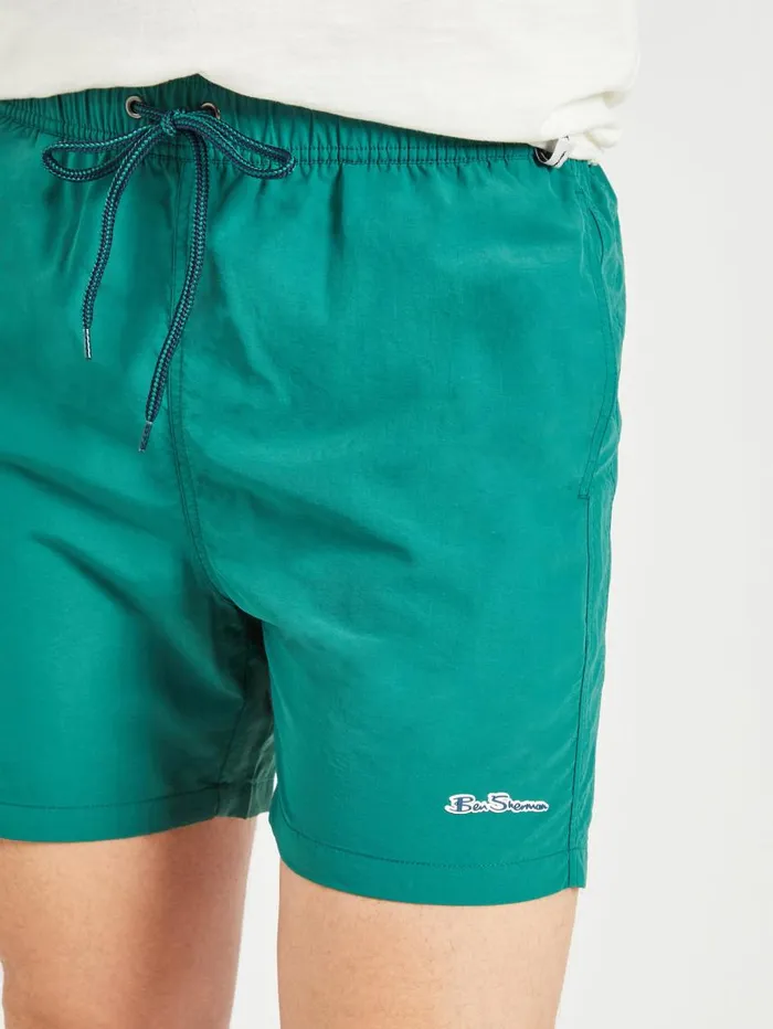 Men Ben Sherman Shorts South Beach Swim Shorts 8211 Posy Green