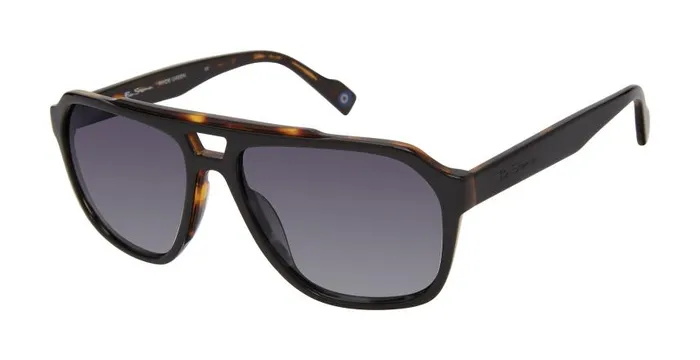Men Ben Sherman Sunglasses Manor Polarized Oversized Eco Sunglasses 8211 Black Tortoise
