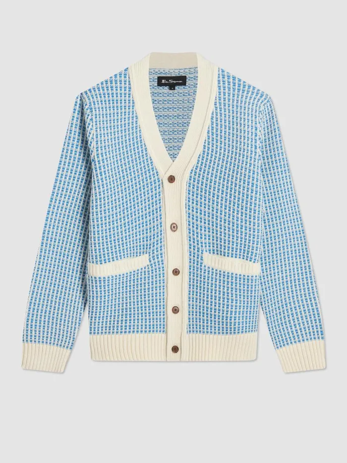 Men Ben Sherman Sweaters and Knits B By Textured Cardigan Men Ben Sherman Sweaters and Knits B By Textured Cardigan