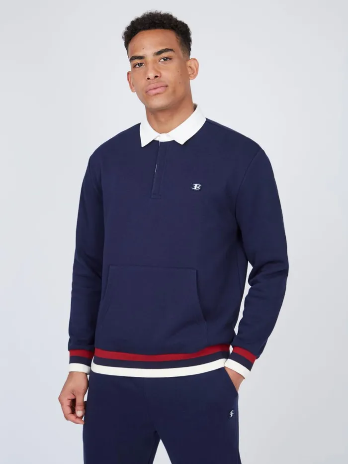 Men Ben Sherman Sweatshirts and Hoodies B By Rugby Layering Sweatshirt