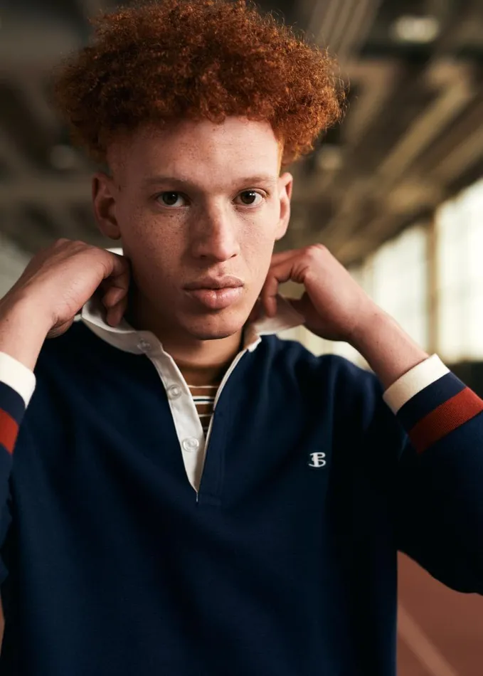 Men Ben Sherman Sweatshirts and Hoodies B By Rugby Layering Sweatshirt