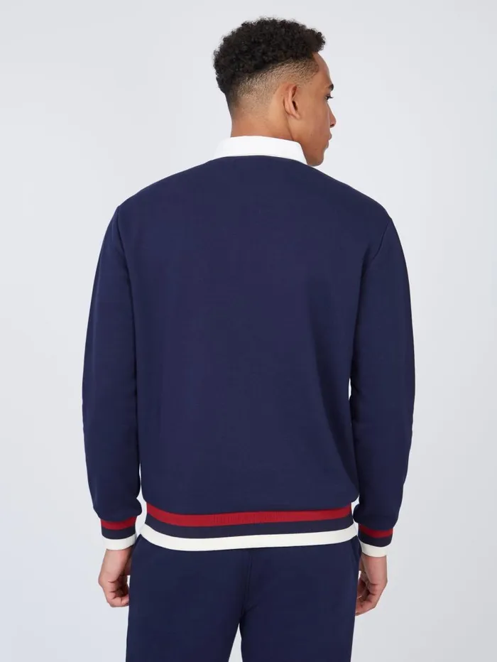 Men Ben Sherman Sweatshirts and Hoodies B By Rugby Layering Sweatshirt