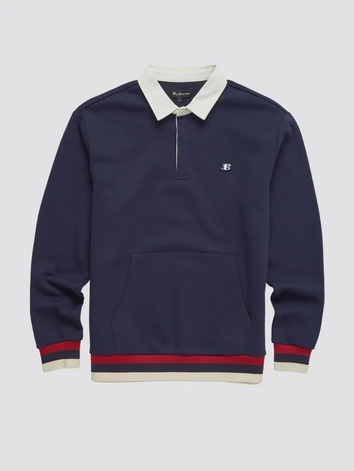 Men Ben Sherman Sweatshirts and Hoodies B By Rugby Layering Sweatshirt