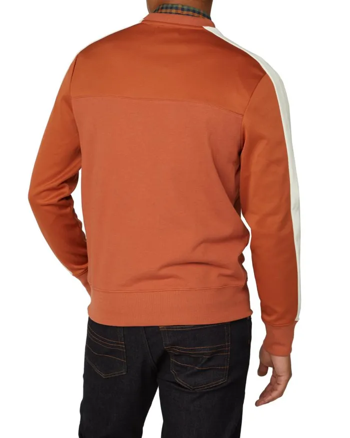 Men Ben Sherman Sweatshirts and Hoodies B By TricotLoopback Mix Sweatshirt 8211 Sienna