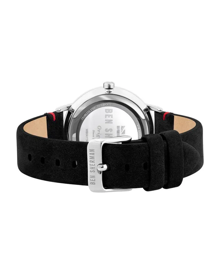 Men Ben Sherman Watches Portobello City Watch 8211 BlackNavySilver