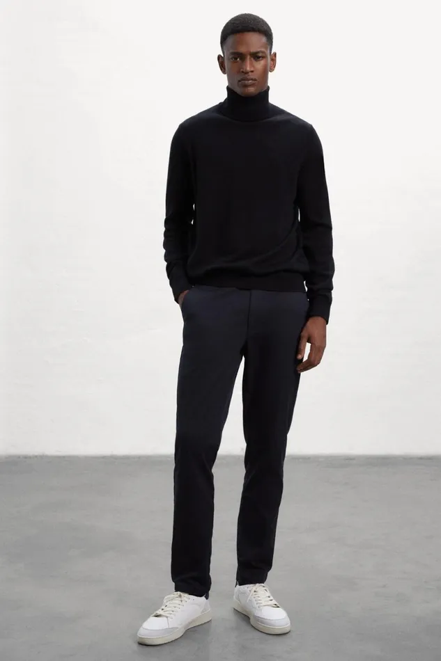 Men Blue Jablillo Trousers Ecoalf Trousers