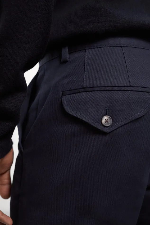 Men Blue Jablillo Trousers Ecoalf Trousers