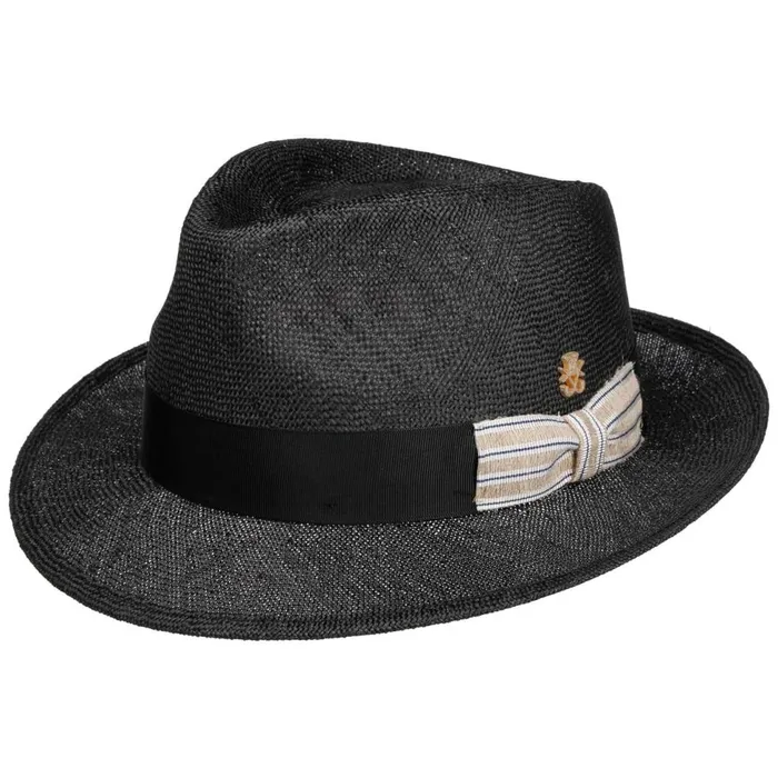 Men Bogart Hats Mayser Pablito Sisal Straw Hat Zechbauer Black