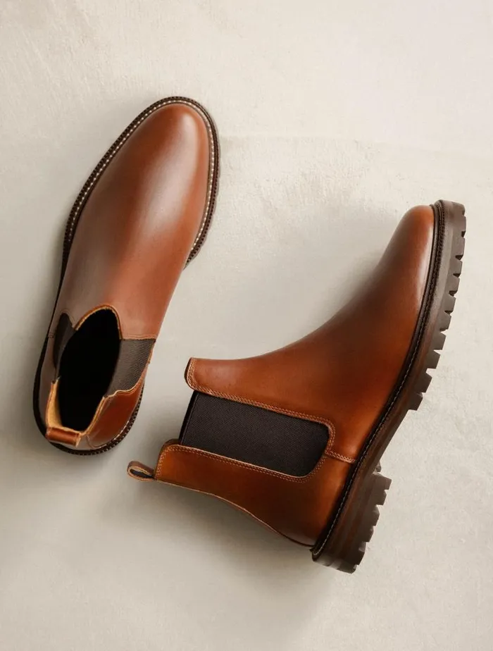 Men Boots Bobbies Fargo Chestnut