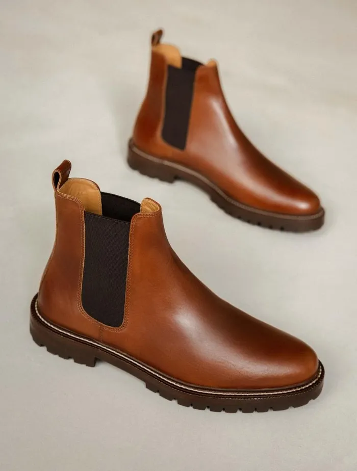 Men Boots Bobbies Fargo Chestnut