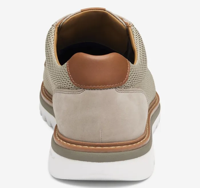 Men Braydon Knit Plain Toe Taupe Knit JohnstonandMurphy LaceUps Men Braydon Knit Plain Toe Taupe Knit JohnstonandMurphy LaceUps