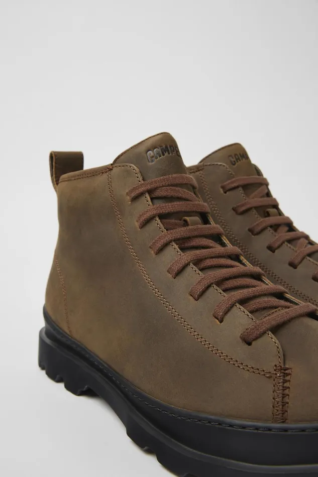 Men Brutus Brown Ankle Boot Camper Ankle Boots