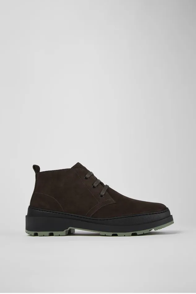 Men Brutus Trek MICHELIN Gray Nubuck Shoes Camper Ankle Boots Men Brutus Trek MICHELIN Gray Nubuck Shoes Camper Ankle Boots