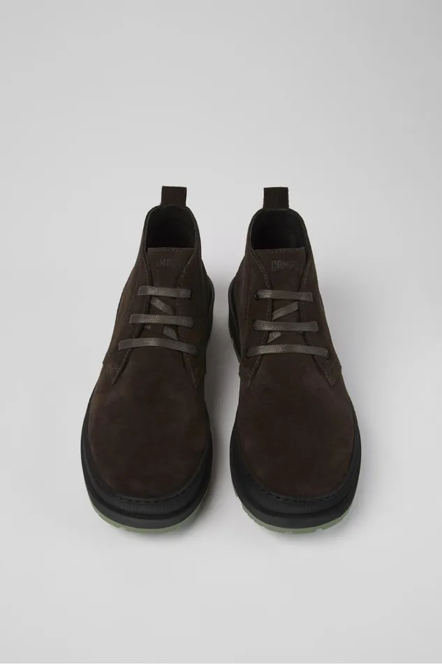 Men Brutus Trek MICHELIN Gray Nubuck Shoes Camper Ankle Boots Men Brutus Trek MICHELIN Gray Nubuck Shoes Camper Ankle Boots