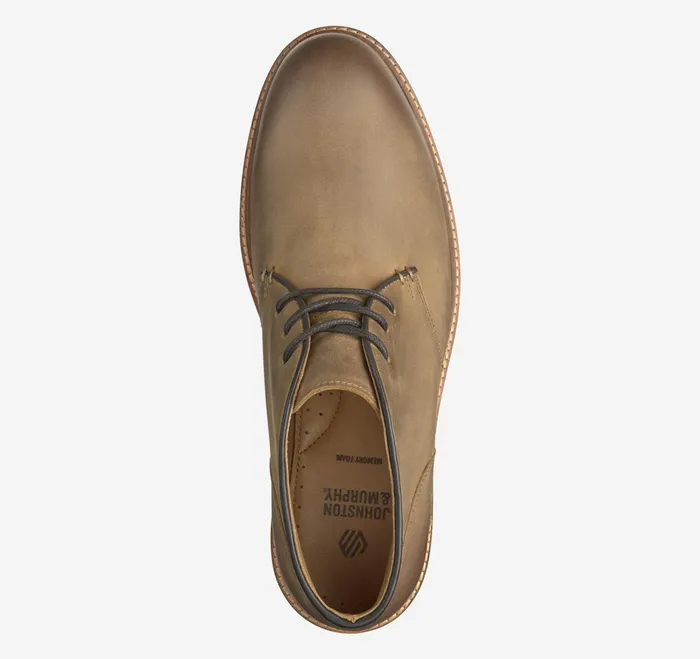 Men Calder Chukka Brown Oiled Full Grain JohnstonandMurphy Boots Men Calder Chukka Brown Oiled Full Grain JohnstonandMurphy Boots