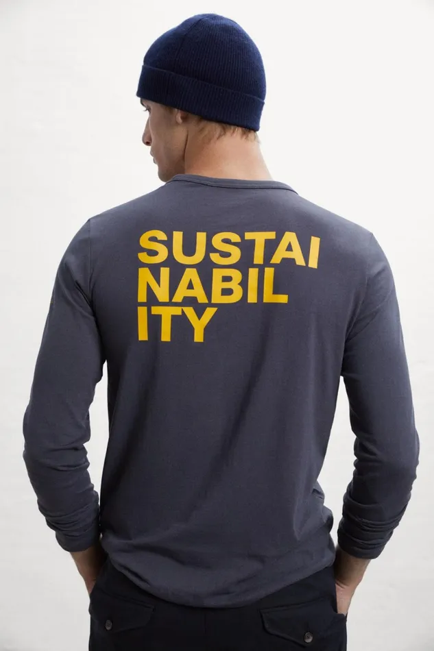 Men Caviar Nabil LongSleeved TShirt Ecoalf TShirts