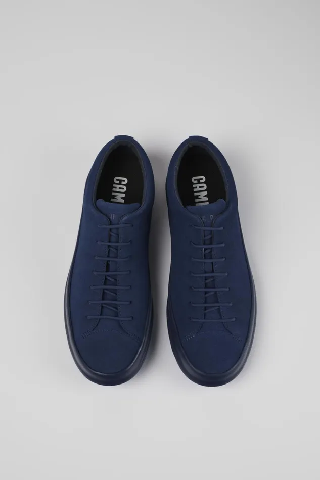 Men Chasis Blue Nubuck Basket Camper Casual Shoes Men Chasis Blue Nubuck Basket Camper Casual Shoes