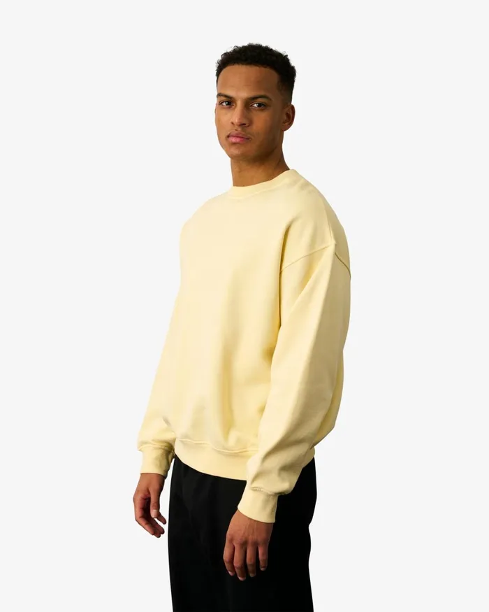 Men Crewneck Sweatshirts Colorful Standard Organic Oversized Crew Navy Blue