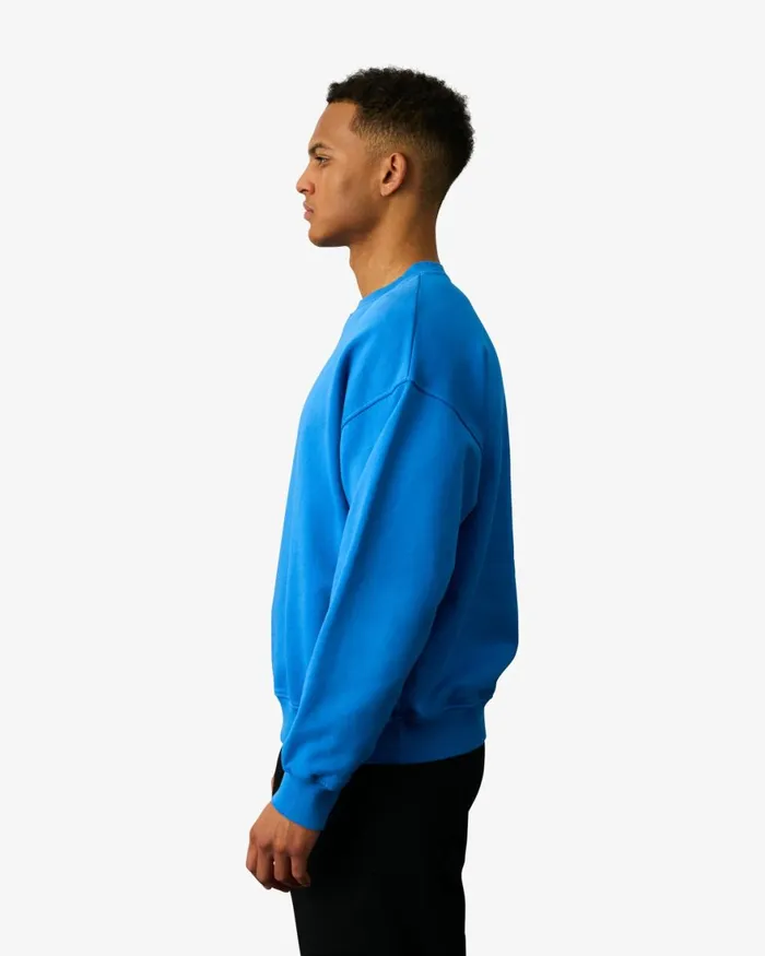 Men Crewneck Sweatshirts Colorful Standard Organic Oversized Crew Ocean Green