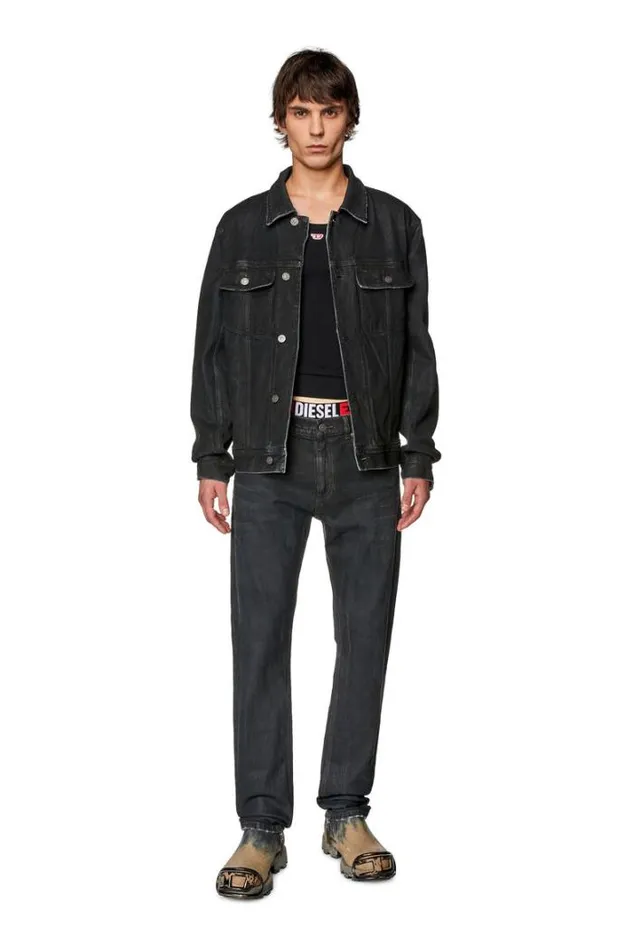 Men DBarcyS1 Blackdark Grey Diesel Outerwear And Jackets