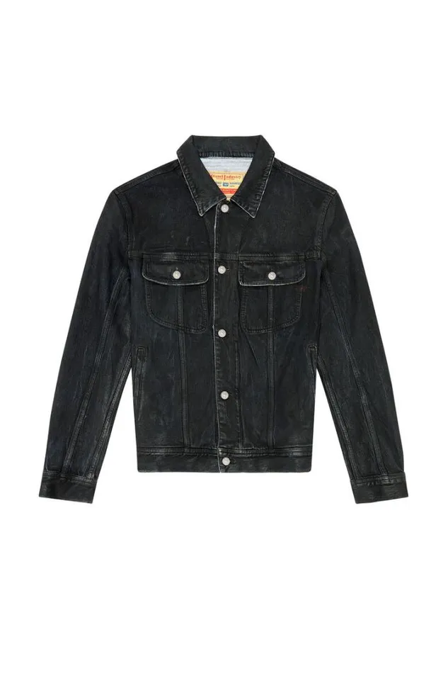 Men DBarcyS1 Blackdark Grey Diesel Outerwear And Jackets Men DBarcyS1 Blackdark Grey Diesel Outerwear And Jackets