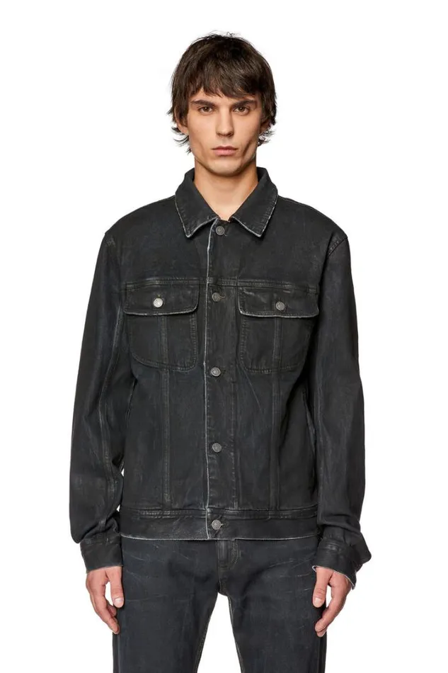 Men DBarcyS1 Blackdark Grey Diesel Outerwear And Jackets Men DBarcyS1 Blackdark Grey Diesel Outerwear And Jackets