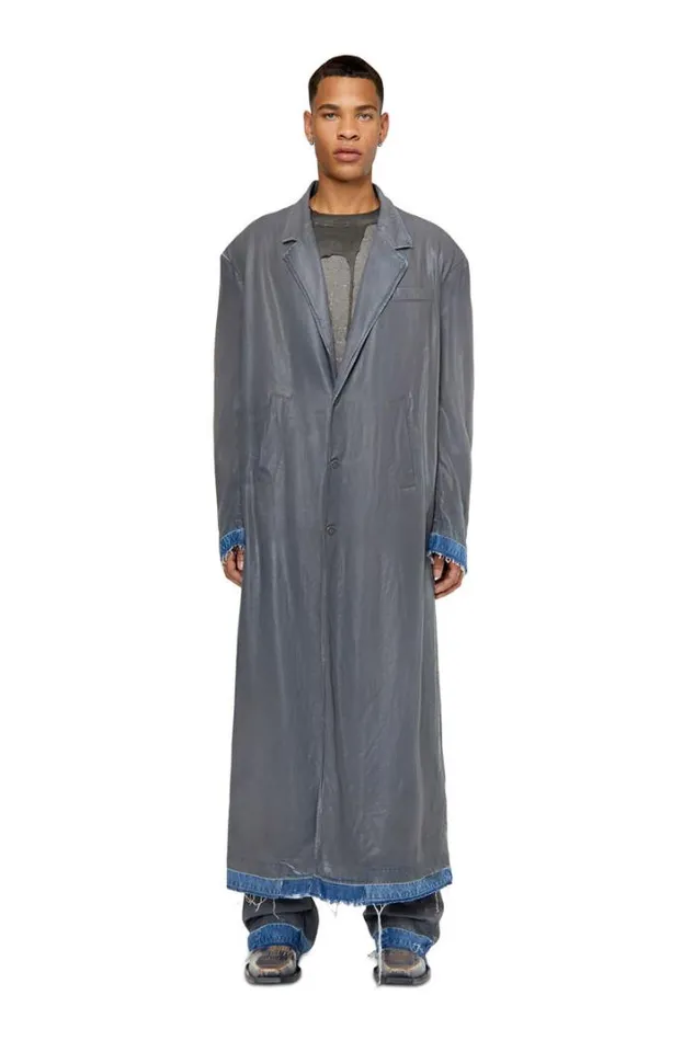 Men DBlazLong Grey Diesel Outerwear And Jackets Men DBlazLong Grey Diesel Outerwear And Jackets