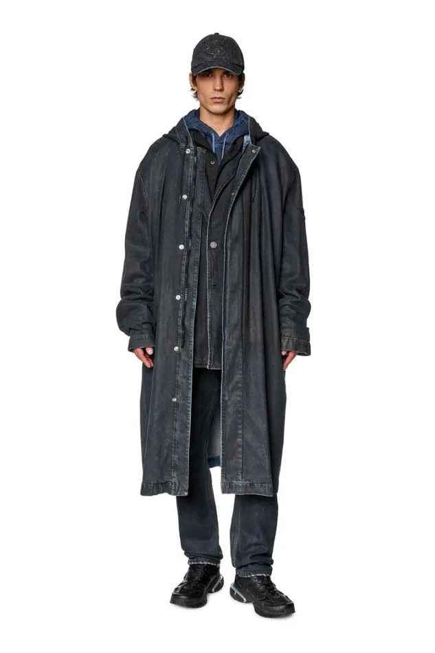 Men DCotS Black Diesel Outerwear And Jackets